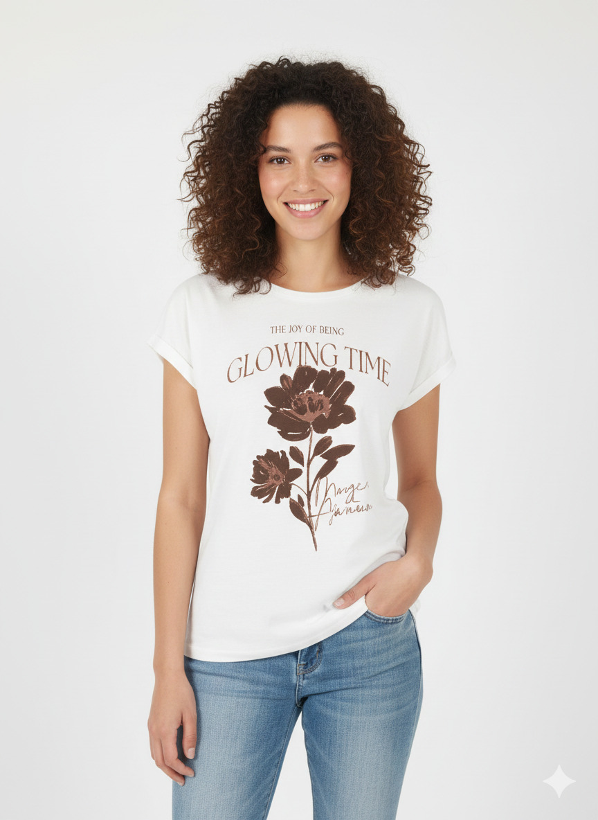 CAMISETA FLOR
