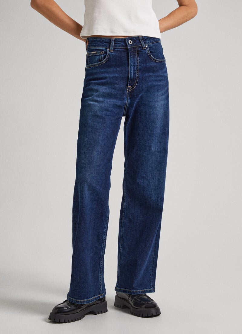 PANTALON DENIM ANCHO