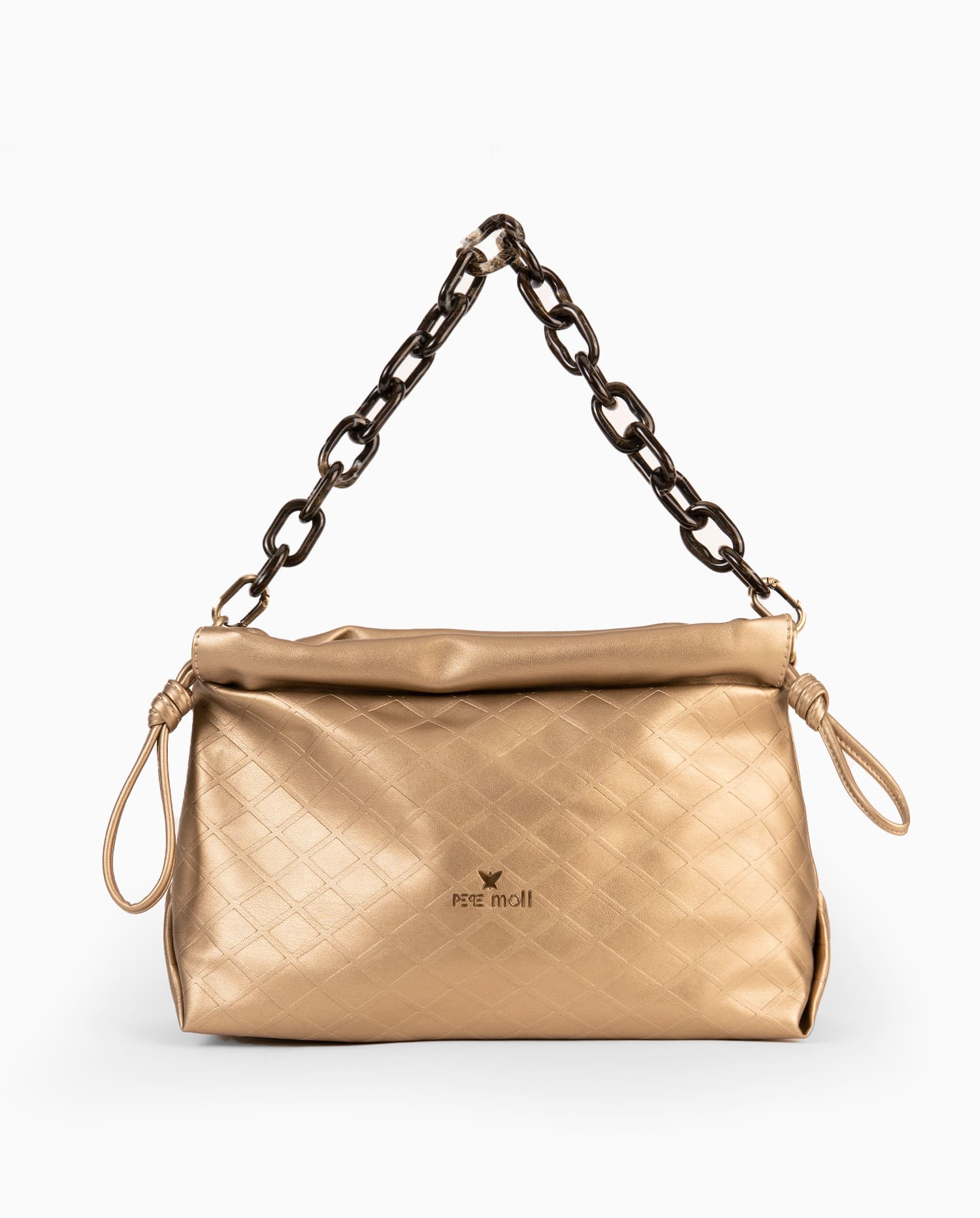 BOLSO BAGUETTE CON CADENA