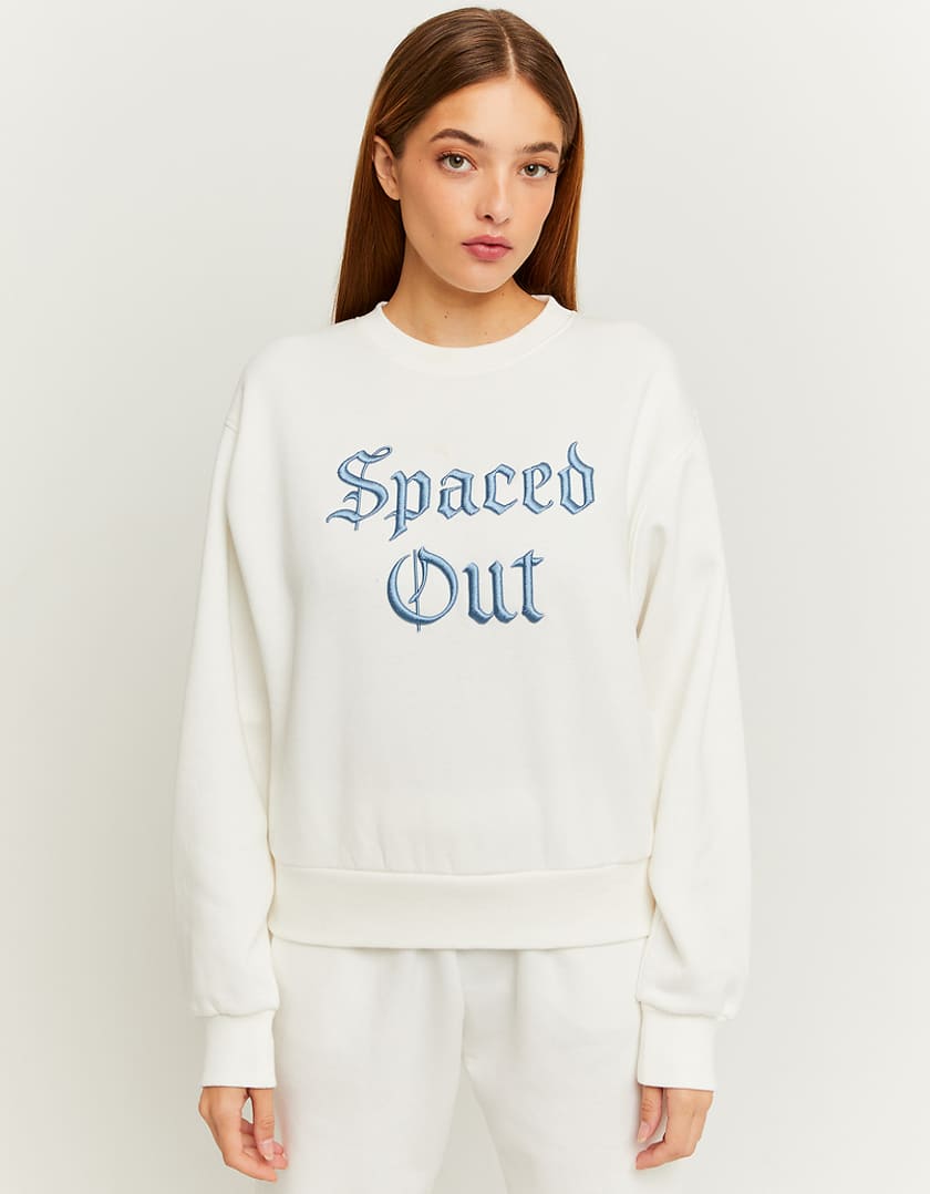 SUDADERA OVERZISE CON STRASS